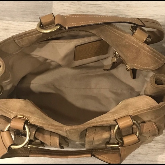 Y2K Rare Coach Legacy Suede Satchel - Picture 6 of 7